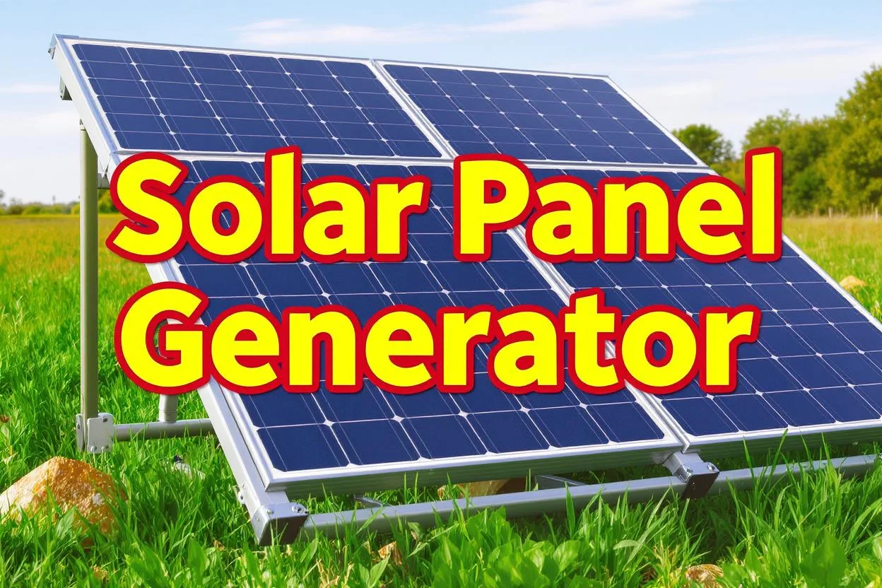 Solar Panel Generator